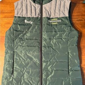 Devoucoux Green Quilted Women's Vest